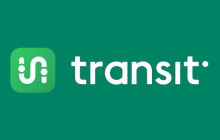 Transit app text logo